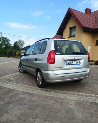 Mitsubishi Space Star cena 9500 przebieg: 99200, rok produkcji 2004 z Nowe Skalmierzyce małe 37